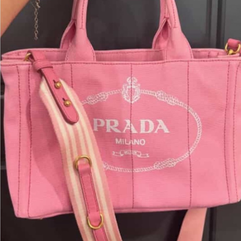 Prada Canapa Pink W/strap